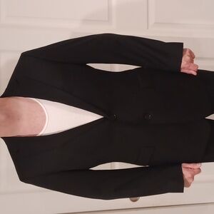 Hugo Boss Reda Super 100 Wool Suit- Black